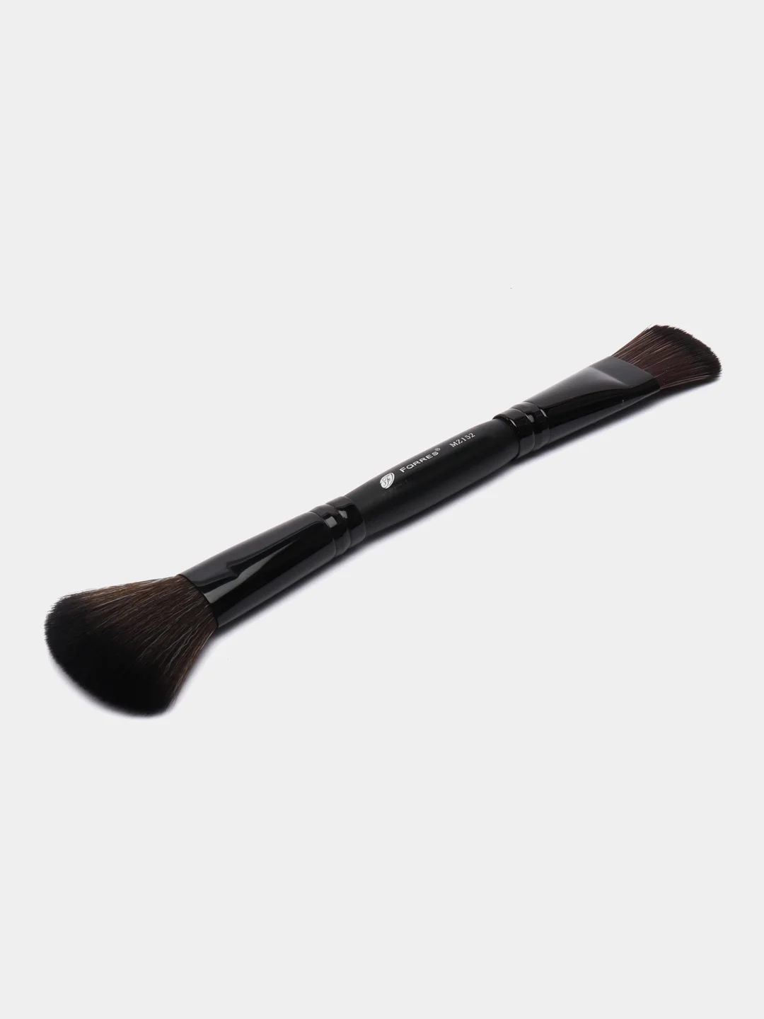 Черный кисть для макияжа двусторонняя Farres cosmetics