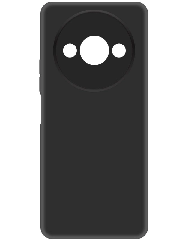 Чехол-накладка Krutoff Soft Case для Xiaomi Redmi A3/Poco C61 черный