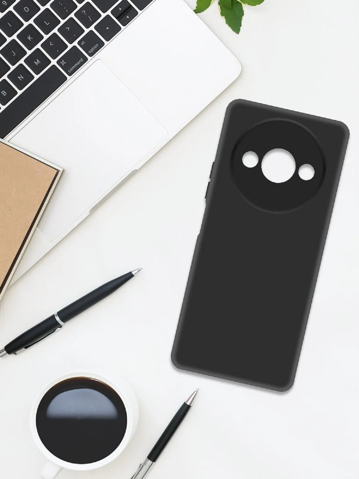 Чехол-накладка Krutoff Soft Case для Xiaomi Redmi A3/Poco C61 черный