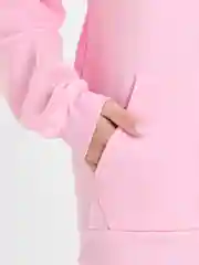 Розовый худи