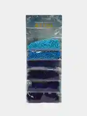 Бисер круглый 8/0 "Цвета неба" 6 цветов х 10 гр микс 20х8 см