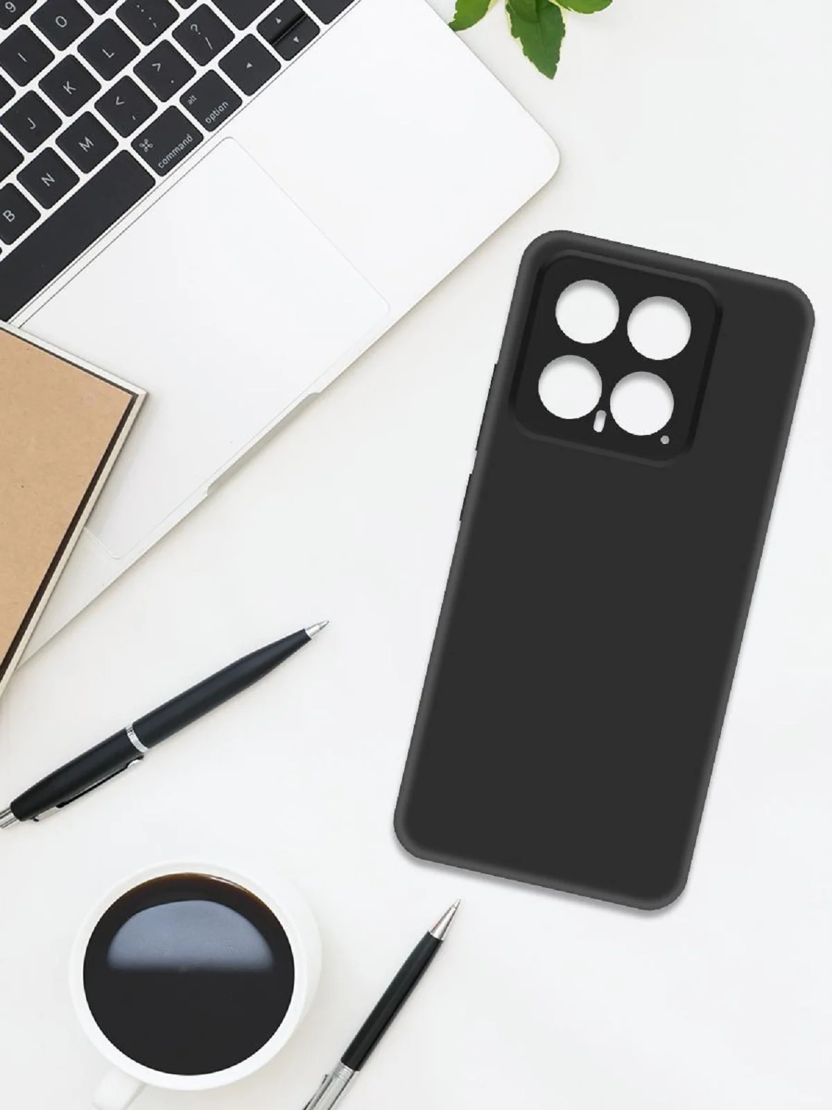 Чехол-накладка Krutoff Soft Case для Xiaomi 14 черный