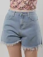 Лазурный шорты джинсовые, женские шортики с завышенной талией, S-XXXL