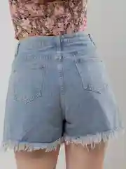 Лазурный шорты джинсовые, женские шортики с завышенной талией, S-XXXL