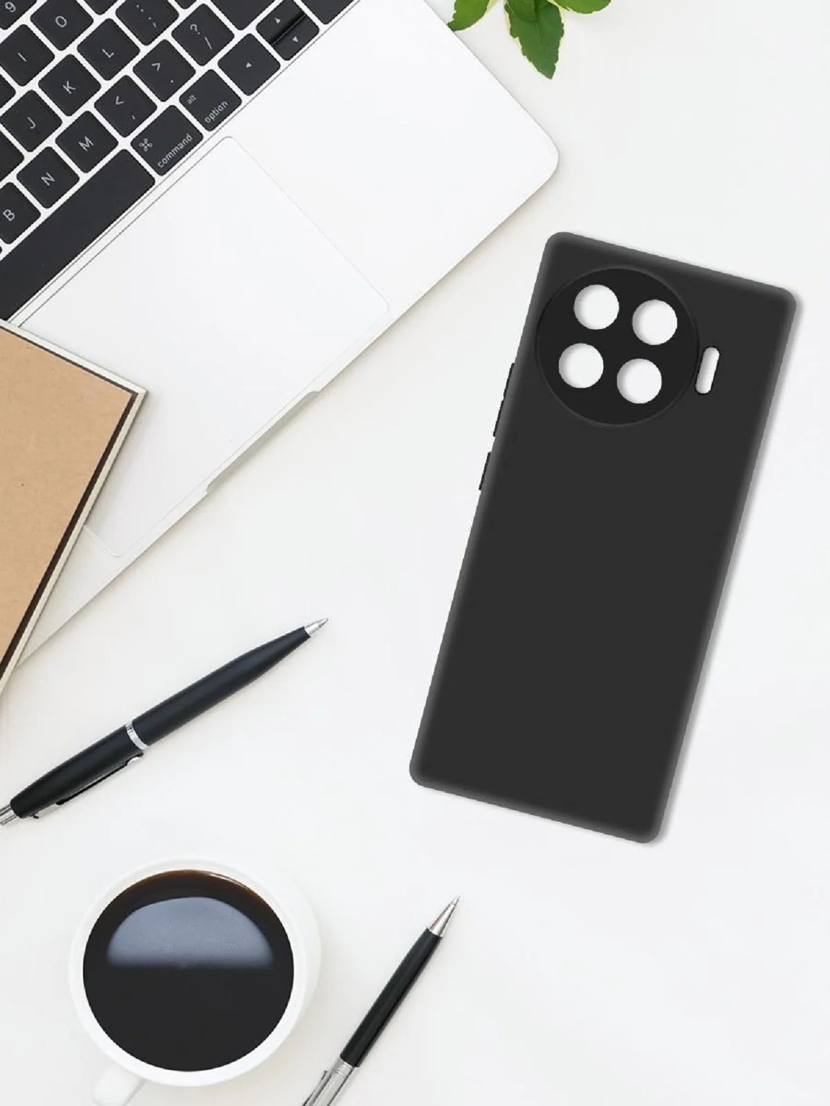 Чехол-накладка Krutoff Soft Case для TECNO Spark 20 Pro+ черный