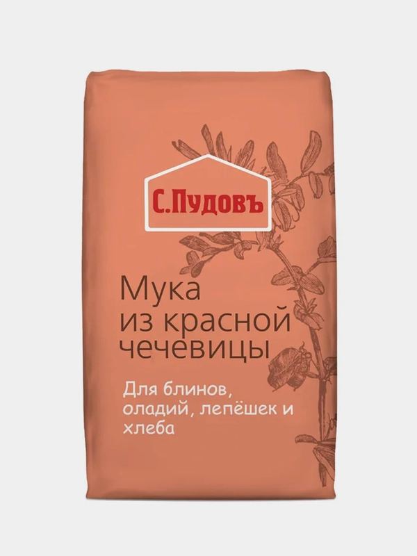 Мука из красной чечевицы С.Пудовъ, 500 г