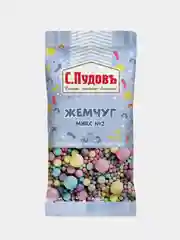 Посыпка кондитерская  С.Пудовъ "Жемчуг микс №2", 15 г