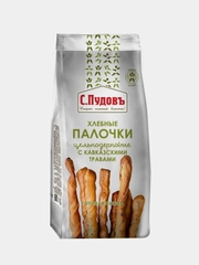 Готовая смесь С.Пудовъ Хлебные палочки из цельнозерновой муки с кавказскими травами, 400 г