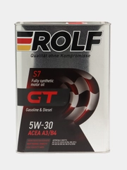 Масло моторное Rolf GT 5W-30 A3/B4, синтетика