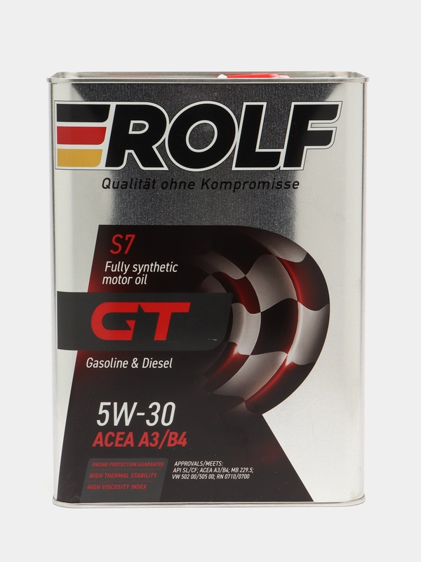 Масло моторное Rolf GT 5W-30 A3/B4, синтетика