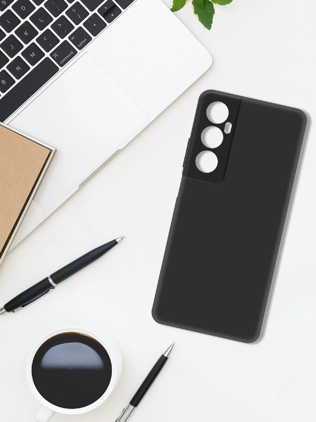 Чехол-накладка Krutoff Soft Case для Realme C65 черный