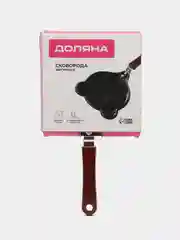 Сковорода блинница Котик, d=14 см, пластиковая ручка, антипригарное покрытие, цвет чёрный