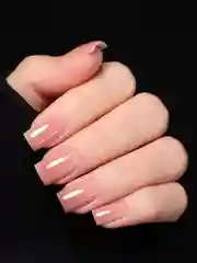 Бежевый меланж гель для укрепления и ремонта ногтей в баночке (Builder gel) FOXY EXPERT камуфлирующий