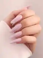 Сиреневый акрил-гель (Acryl gel) полигель FOXY EXPERT для наращивания ногтей с шиммером