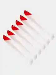 Алый набор мягких силиконовых рыболовных приманок. 9 см, 4 гр, 6 шт. Виброхвост