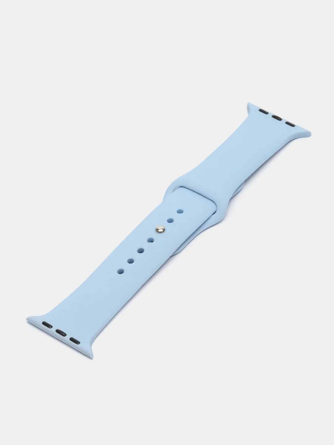 Небесно-голубой силиконовый ремешок для Apple Watch