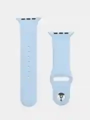 Небесно-голубой силиконовый ремешок для Apple Watch