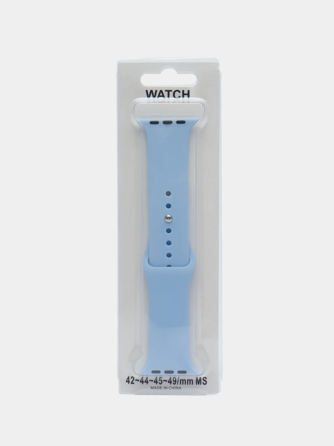 Небесно-голубой силиконовый ремешок для Apple Watch
