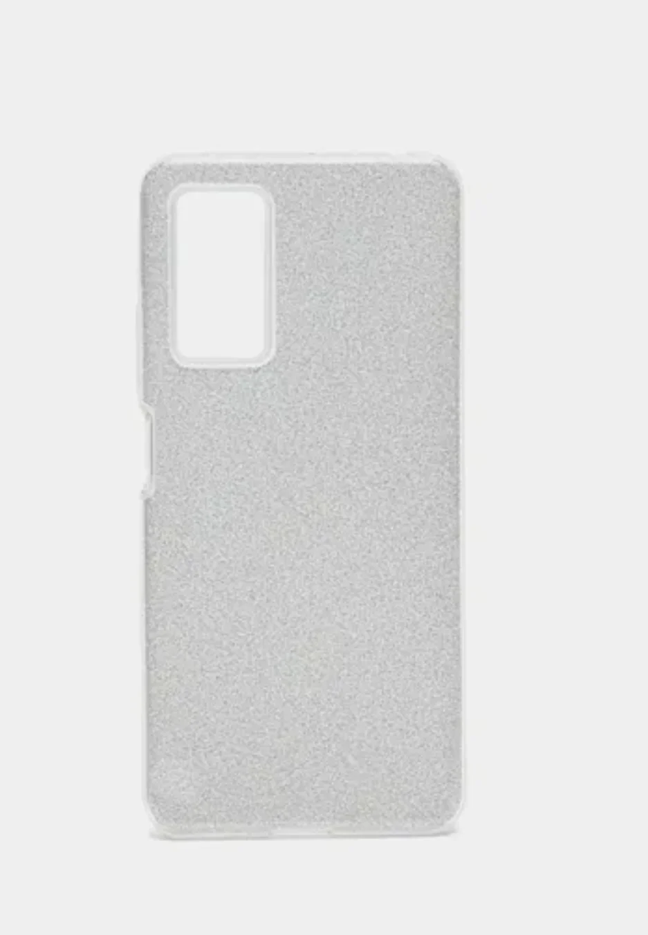 Серебряный чехол блестящий Samsung A03s