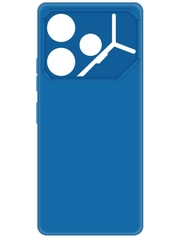 Чехол-накладка Krutoff Silicone Case для TECNO Pova 6 синий