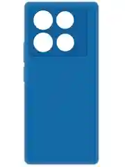 Чехол-накладка Krutoff Silicone Case для INFINIX Note 40 Pro синий