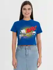 Синий топ