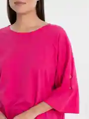 Розовый футболка женская, без размера, двухсторонняя, туника