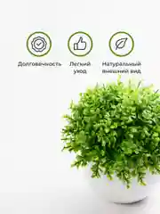 Искусственные цветы в горшке Birdhouse, цветы для декора кашпо, 3 шт