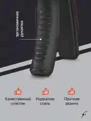 Черный эспандер кистевой Shark Fit, набор эспандеров для кисти и для пальцев, 5 шт