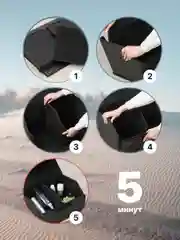 Черный органайзер в машину складной Flex Drive, сумка в багажник автомобиля, кофр в багажник авто
