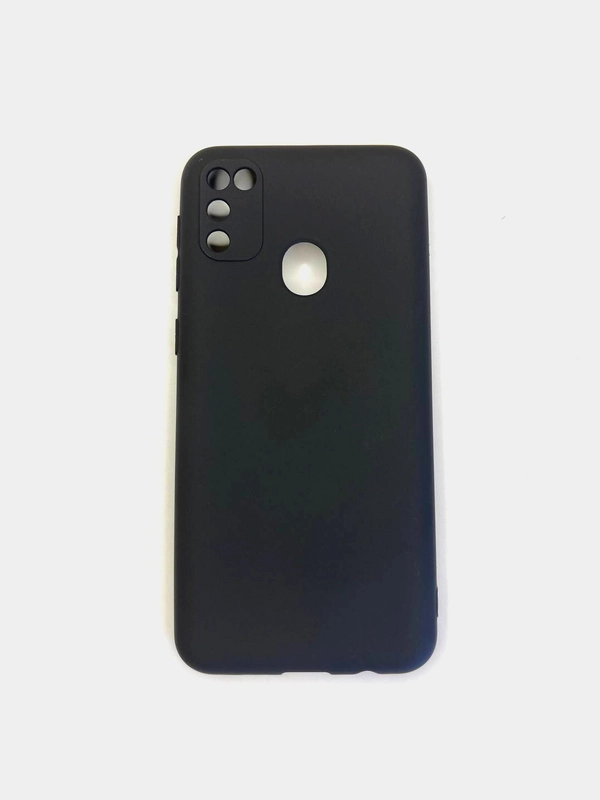 Чехол для Samsung M21 силиконовый (Silicone Case) с защитой тыльной камеры
