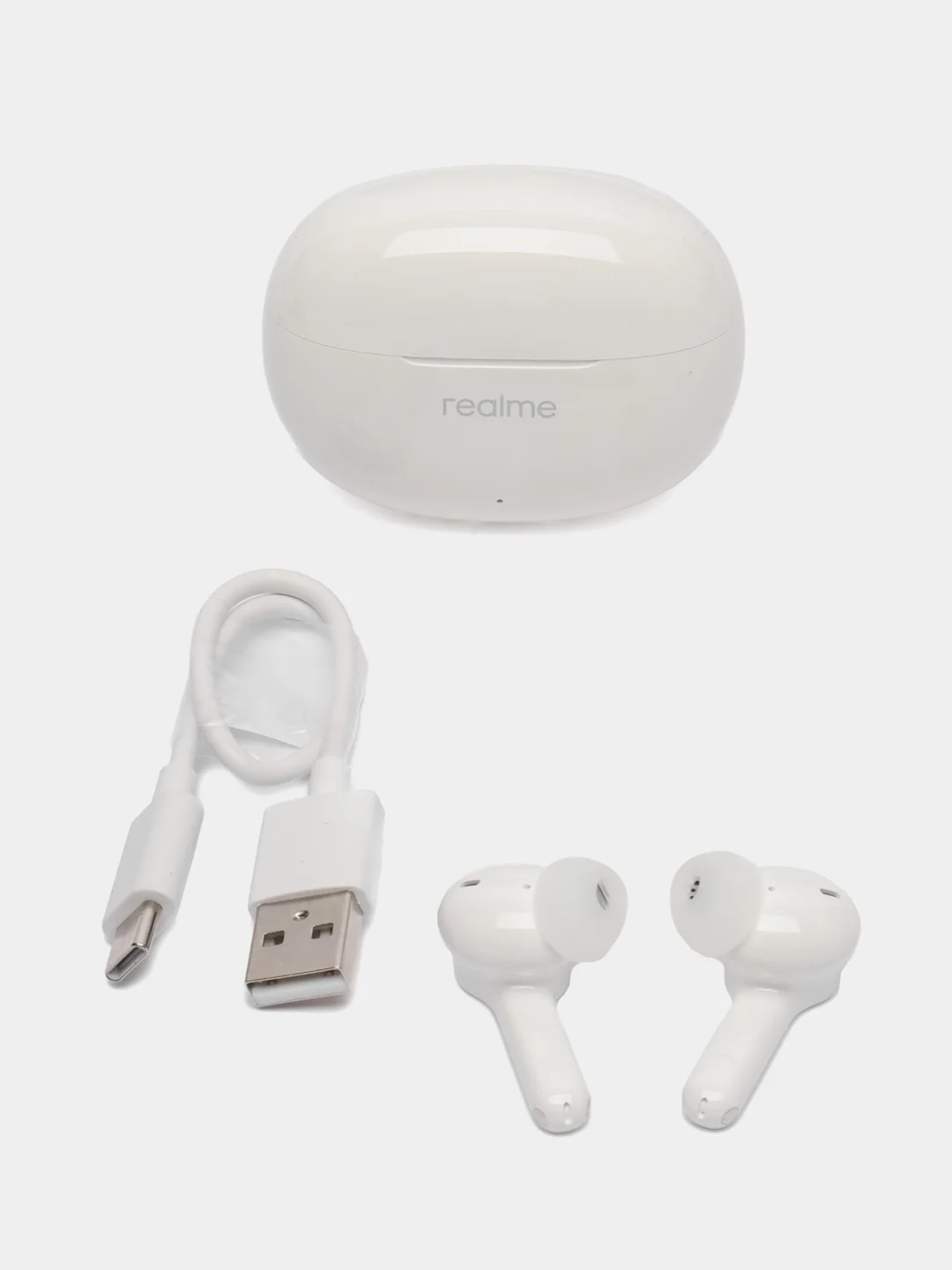 Белый беспроводные наушники Realme Buds T100