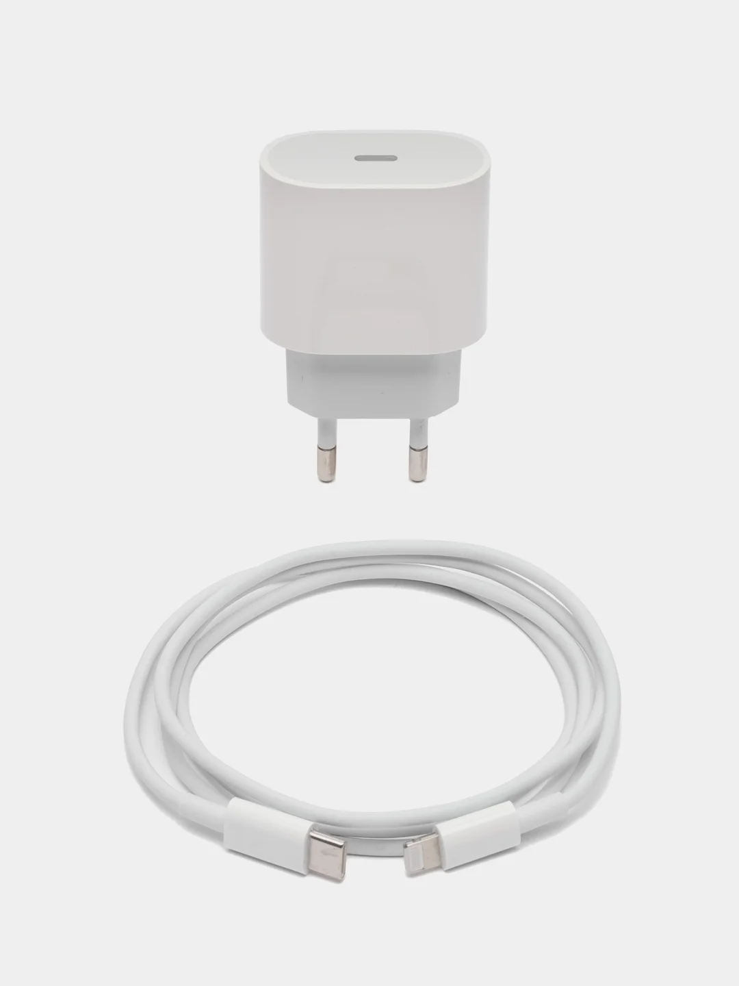 Блок питания для iPhone, 25w, с быстрой зарядкой, с кабелем Type-C - lightning, зарядка