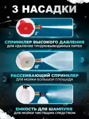 Автомобильная мойка для авто / Минимойка на аккумуляторе / Мойка высокого давления