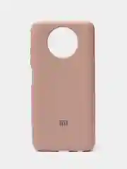 Бежевый чехол Silicone case для Xiaomi Redmi Note 9T