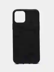 Черный чехол-накладка на iPhone 11, черный, кожа крокодила