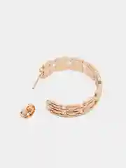Молочный серьги-кольца, геометрические из медицинской стали