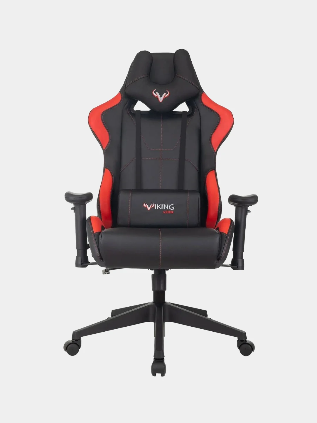 Красный кресло игровое компьютерное геймерское Zombie VIKING 5 AERO Edition