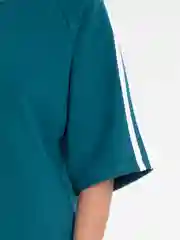 Зеленый женский костюм шорты с футболкой