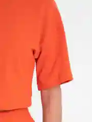 Оранжевый спортивный костюм женский
