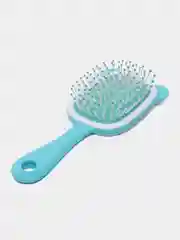 Бирюзовый детская расческа с ушками / Массажная детская расческа с ушками
