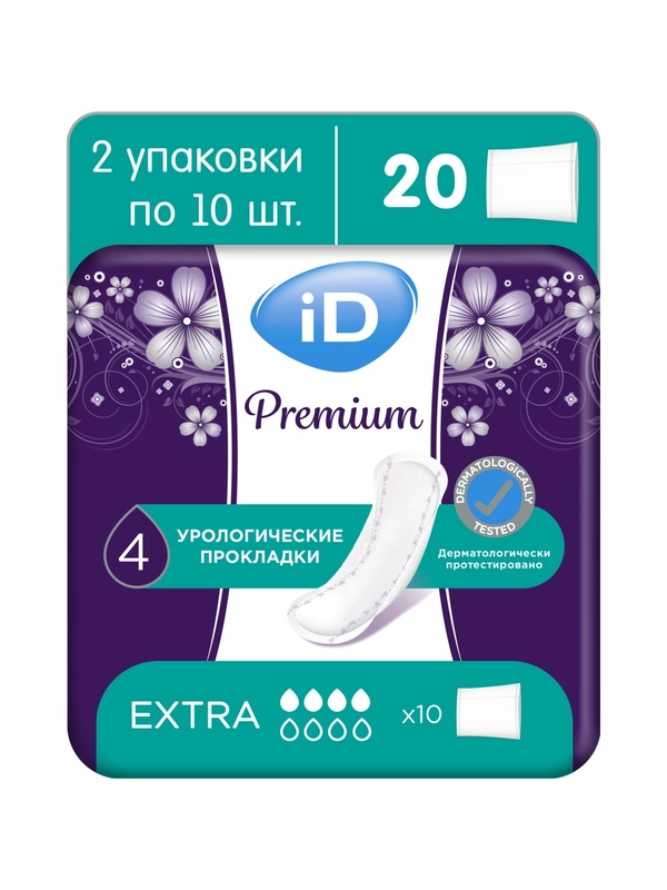 ID Урологические прокладки Premium Extra 10 шт