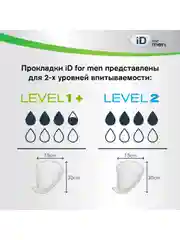 ID for men Урологические прокладки Level 1+ 10шт