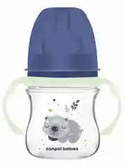 Голубой canpol Babies Sleepy Koala Бутылочка для кормления со светящимися ручками, 120 мл