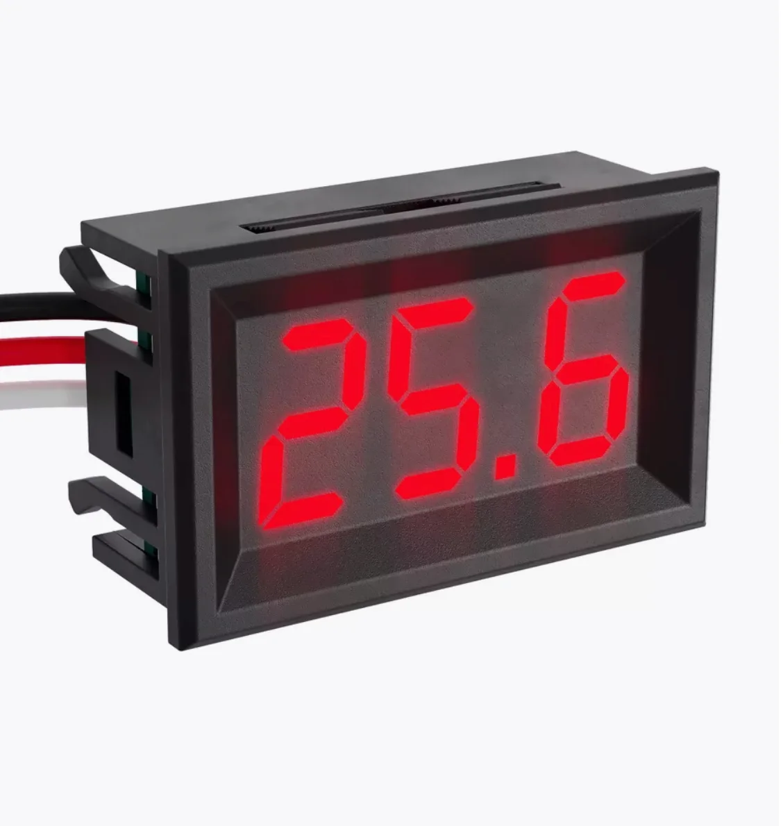 Красный вольтметр цифровой DC 5.00 - 30.0 V