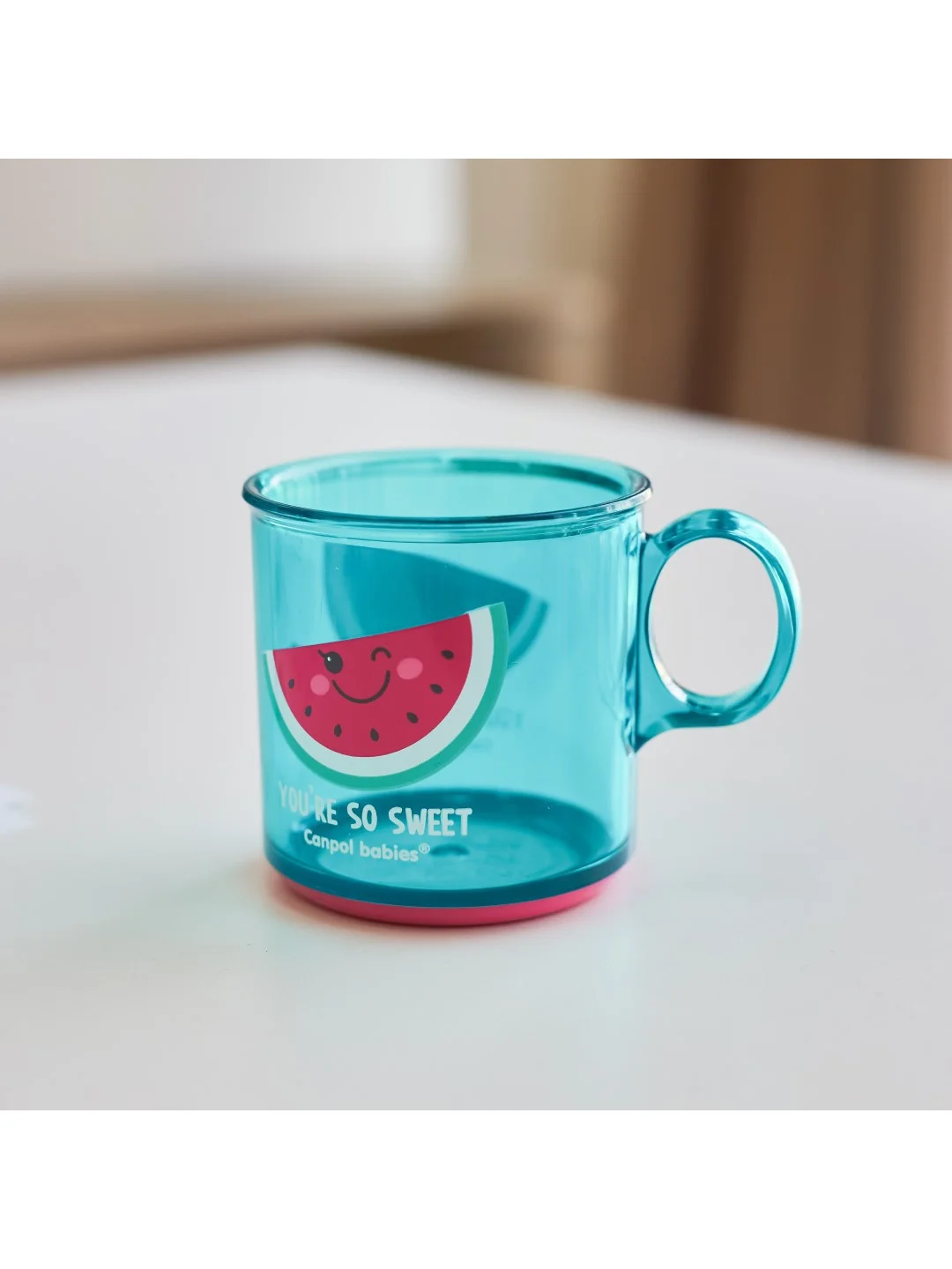 Бирюзовый canpol babies So Cool Чашка с антискользящим покрытием дна, 170 мл
