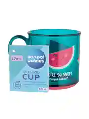 Бирюзовый canpol babies So Cool Чашка с антискользящим покрытием дна, 170 мл