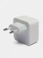 Белый блок питания + кабель для iPhone, Type-c на 2 выхода с быстрой зарядкой