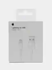 Белый зарядный кабель для iPhone, USB - Lightning