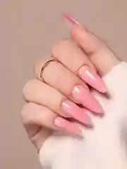 Розовый акрил-гель (Acryl gel) полигель FOXY EXPERT, для наращивания ногтей, цветной